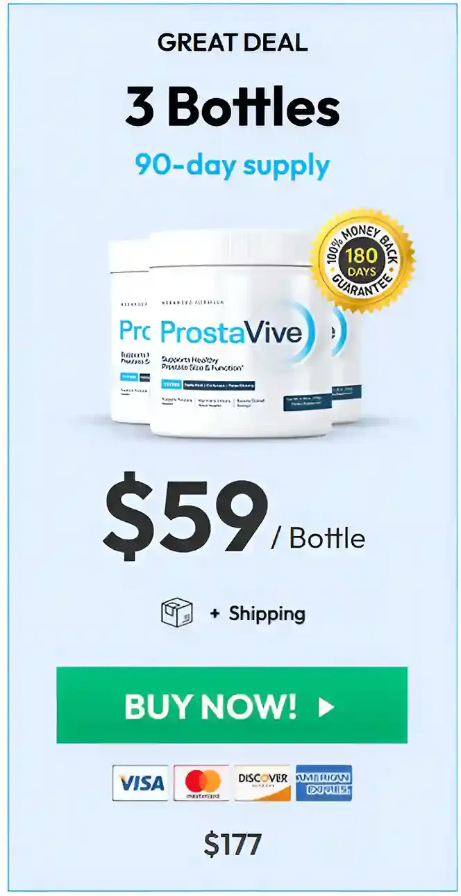 Prostavive 3 bottle pricing
